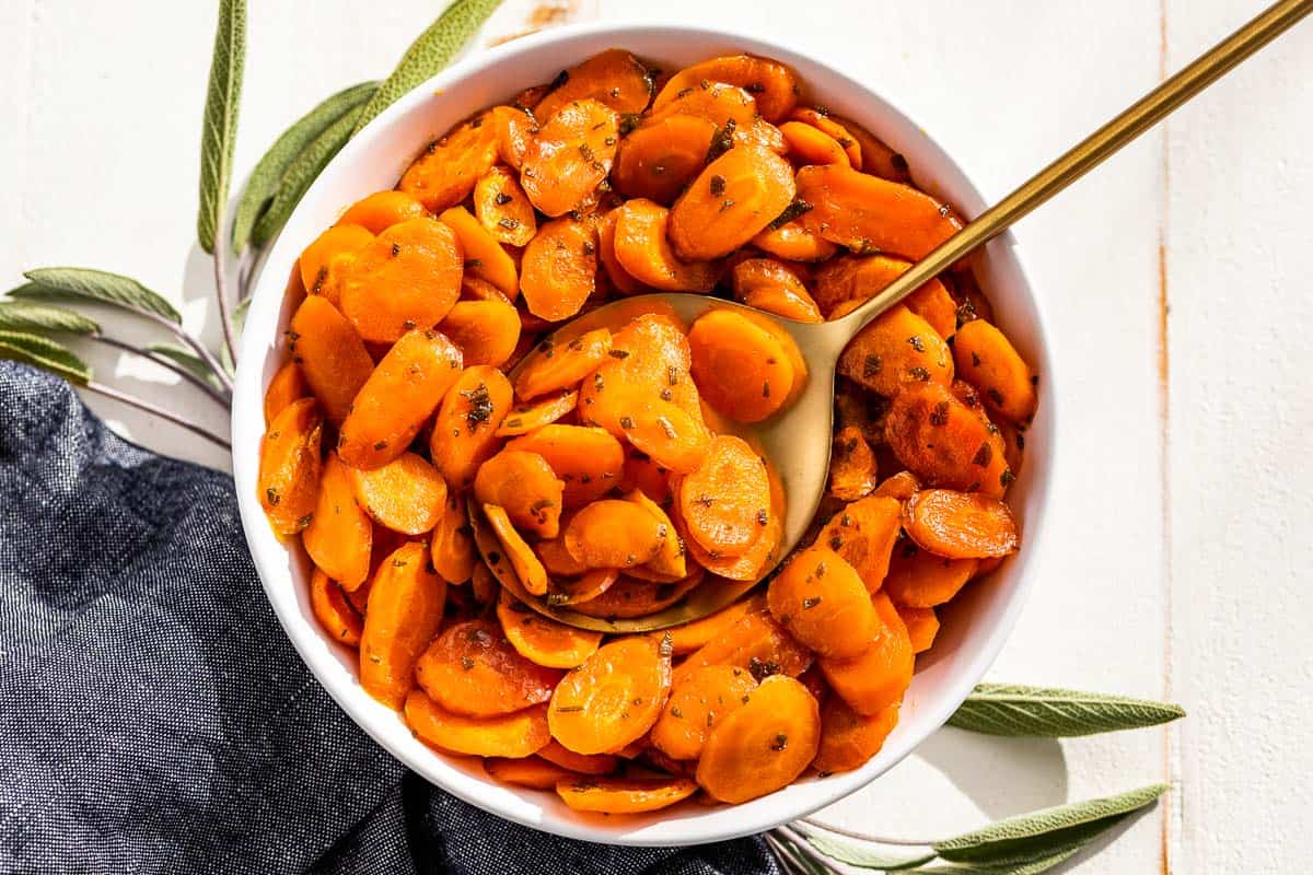 The Ultimate Holiday Side: Brown Butter Maple Sage Roasted Carrots